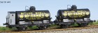 30440 LS Models Set of 2 Tank cars "Bitume Shell Spramex"